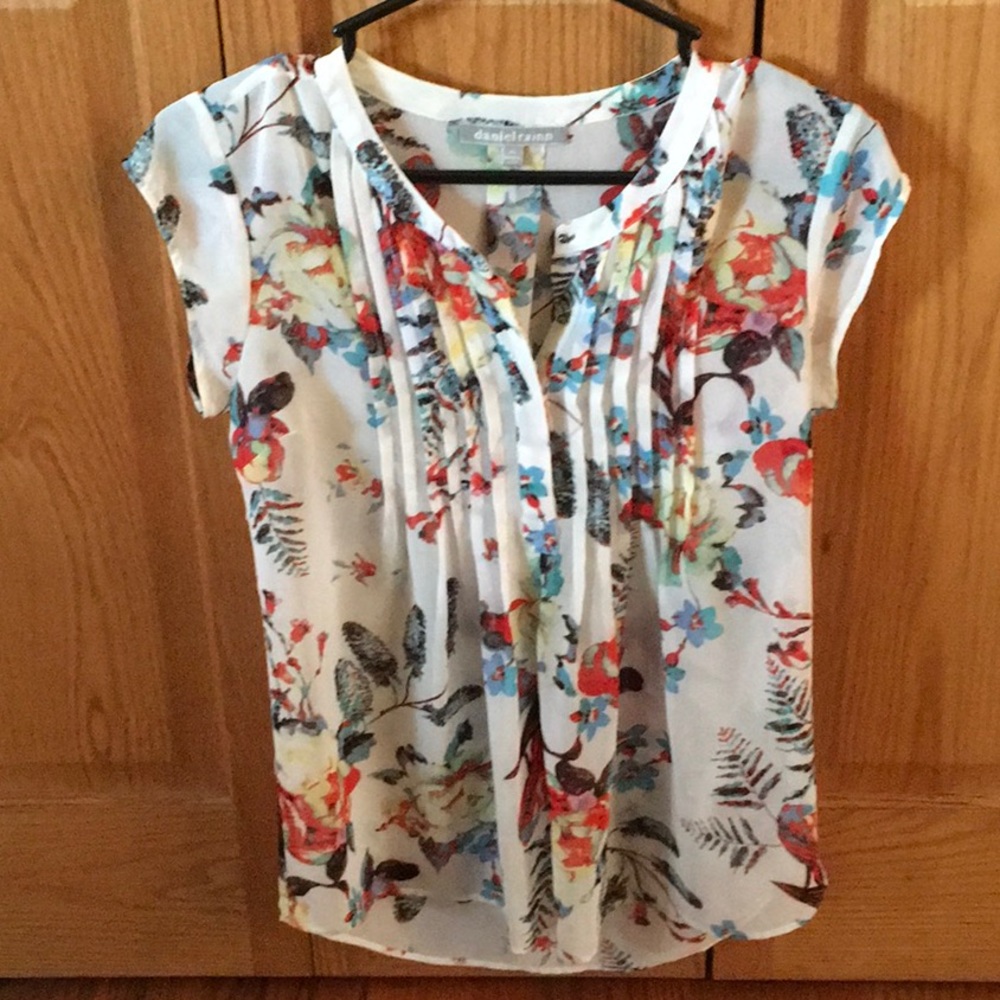 Danielrainn Blouse flower print blouse XS